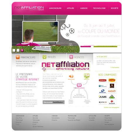 Régie d’affiliation : NetAffiliation