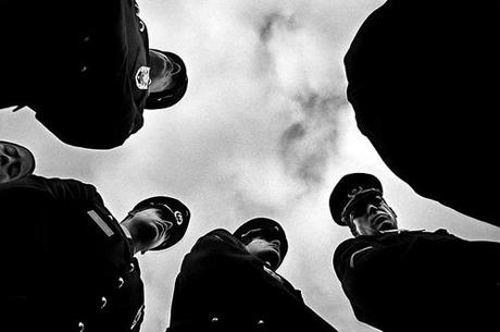 funeral black and white