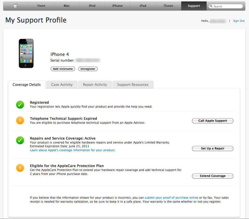 My Support Profile – Le nouveau portail d’assistance d’Apple