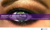 Les tendances digitales à surveiller en 2011 (Edelman)