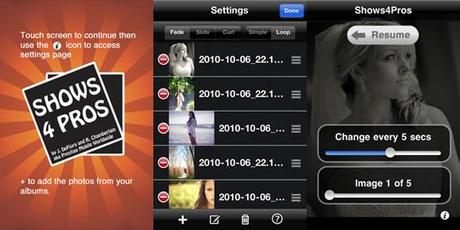 Votre portfolio sur iPhone et iPad avec Shows4Pros