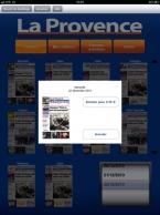 La Provence sur iPad, nouveau venu de la presse régionale