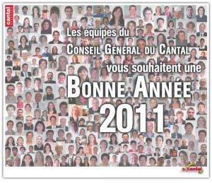 voeux 2011 du Conseil Général du Cantal