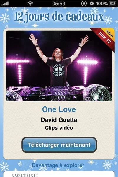 Dernier Jours pour « Les 12 Jours de Cadeaux iTunes »