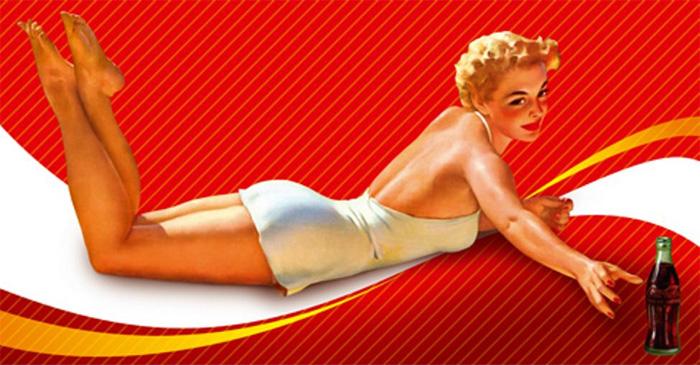 Pin-up et Coca-Cola