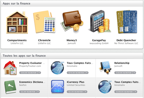 Le MAC App Store: autre preuve du génie d’APPLE