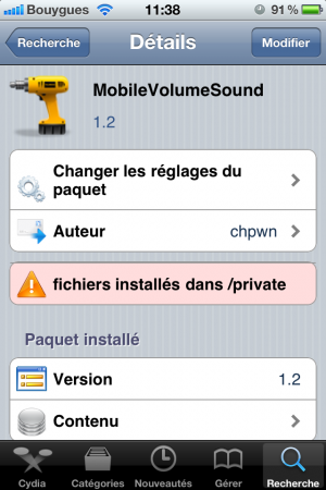 MobileVolumeSound : Ajout d’un son lors de l’augmentation ou diminution du son
