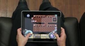 un joystick sur l'iPad