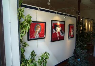 Mes toiles à l'expo de St Yrieix jusqu'au 24 octobre