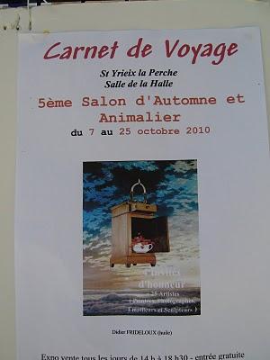 Mes toiles à l'expo de St Yrieix jusqu'au 24 octobre