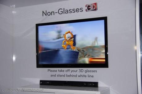 CES 2011 : LG expose une TV 3D de 55 pouces sans lunettes