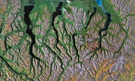 Fractales sur Google Earth