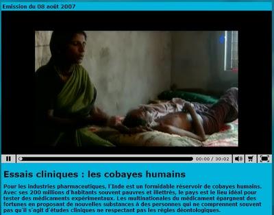 Essais Cliniques en Inde : Documentaire Choquant