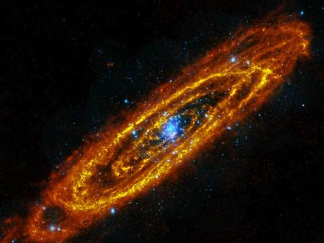 Galaxie d'Andromède en rayon x et infrarouge