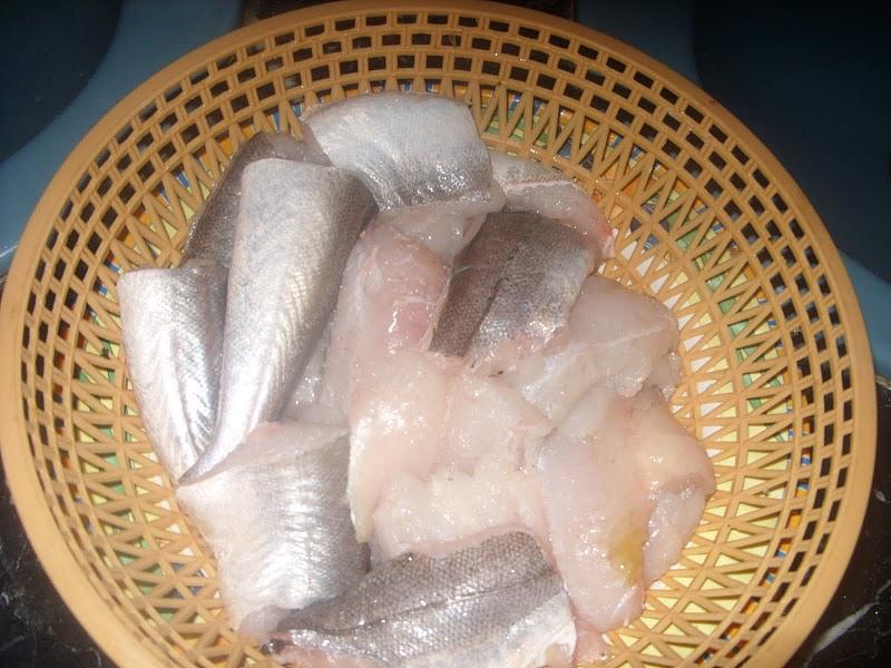 Friture de merlans panés et leur ratatouille en fumée