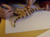 Détourage formes, entre écriture