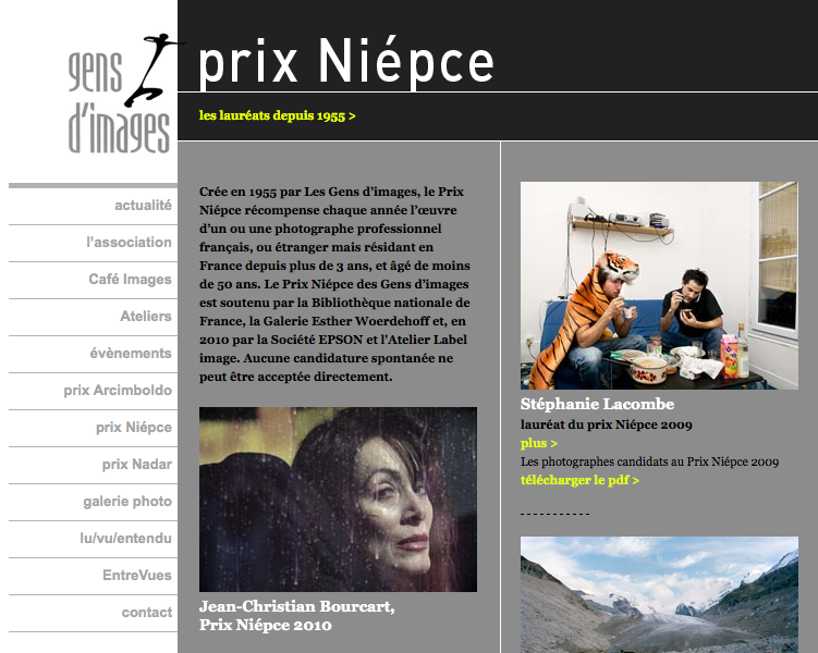 Le prix Nièpce de la photographie va t-il disparaitre ?