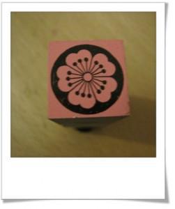 Bague réalisée avec un tampon