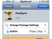 Tweak Cydia FreeSync utiliser votre iDevice pendant synchronisation