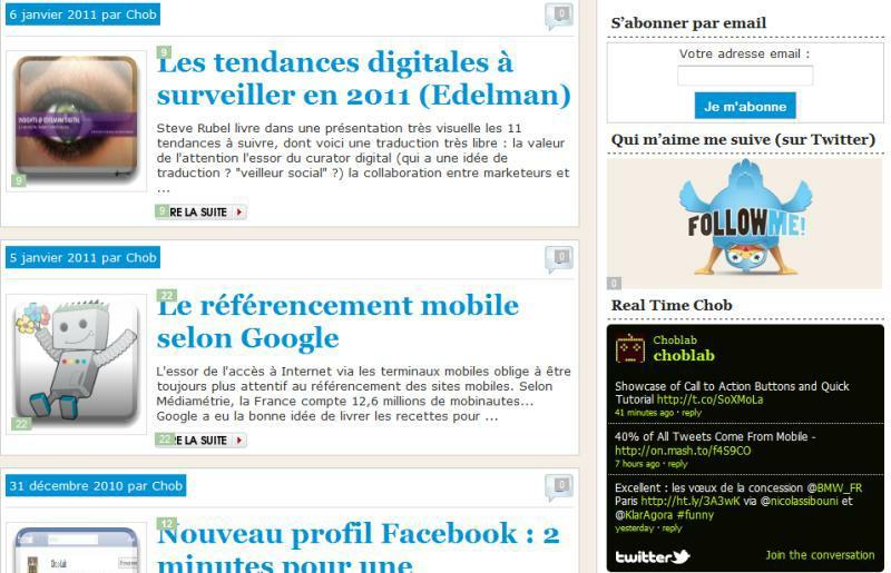 URL retweetes Visualisez les liens les plus tweetés d’une page web
