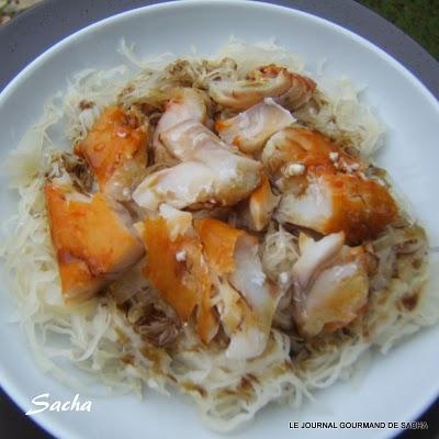 Salade de choucroute crue au haddock