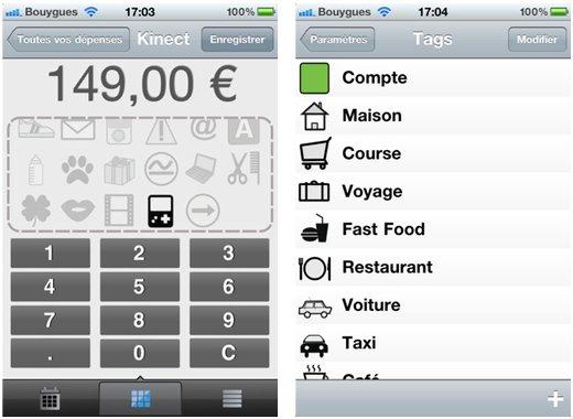 CashTag : Gérer ses dépenses sur iPhone, iPod Touch et iPad