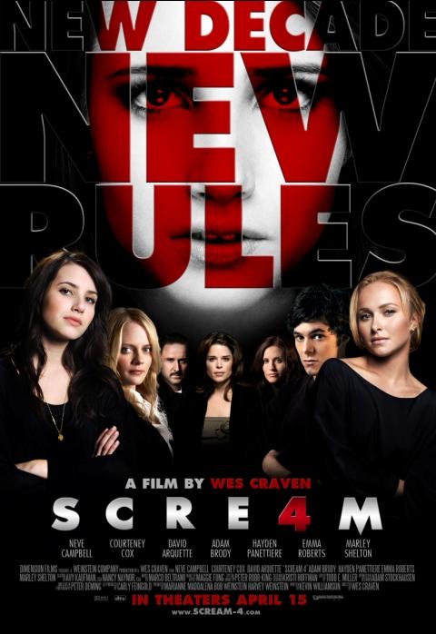 Scream 4 ... Un nouveau poster fait par les fans