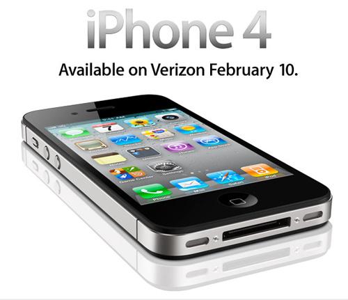 L’opérateur Verizon annonce l’iPhone 4 CDMA