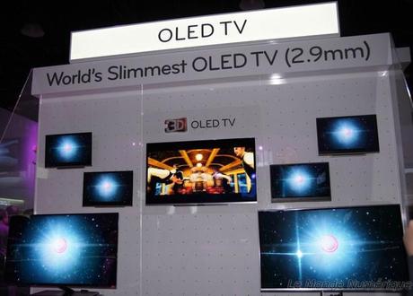 CES 2011 : LG expose sa TV OLED 3D de 31 pouces