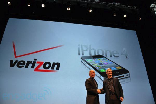 L'iPhone 4 CDMA  chez Verizon....