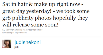 Twitter : Judi Shekoni annonce un nouveau Photoshoot
