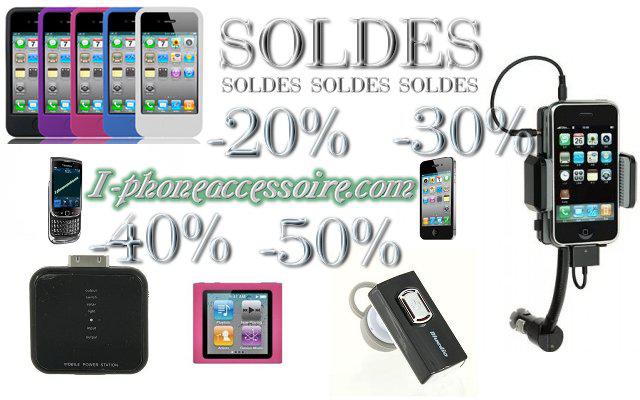 Soldes accessoires et coques iPhone