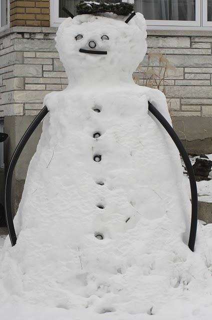 Le bonhomme de neige géant