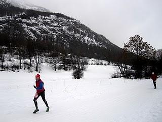 Trail Blanc New Balance de Serre Chevalier: un p'tit tour dans la neige...