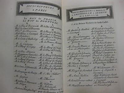 Enigme bibliophilique: saurez-vous reconnaître cet ouvrage uniquement via ses souscripteurs?