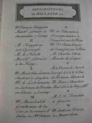 Enigme bibliophilique: saurez-vous reconnaître cet ouvrage uniquement via ses souscripteurs?