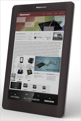 Hanvon E920 : le premier reader à écran couleur E-Ink Triton