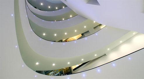 L'architecte Italo Rotta a aménagé le musée autour d'une rampe hélicoïdale à la manière du Guggenheim de New York. (Gianni Congiu/Museo del Novecento)