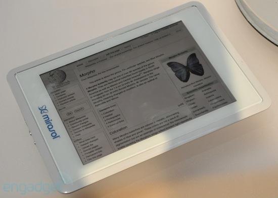 Que pensez-vous des écrans Mirasol?