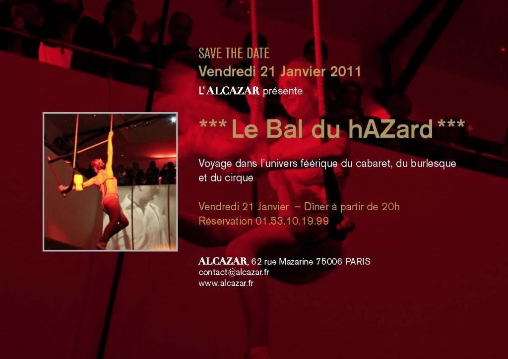 Vendredi 21 janvier 2011 – La Vie Parisienne ou le Bal des hAZards à l’Alcazar