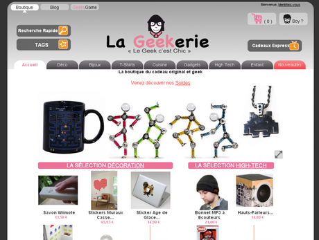 lageekerie C’est les soldes! L’occasion de découvrir une boutique en ligne pour les Geeks !
