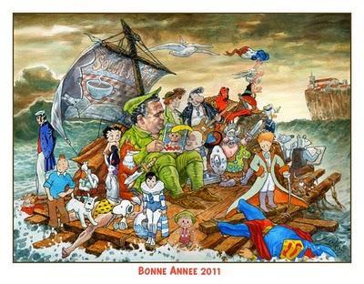 Les auteurs BD présentent leurs vœux : Vicent Perriot et Gradimir Smudja