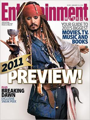 Pirates des Caraïbes 4 : Johnny Depp à la Une d'EW