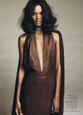 Liya Kebede dans le Marie-Claire US