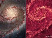 galaxie photographiée dans l’infrarouge télescope Hubble