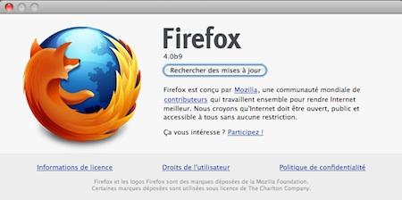 Firefox 4 bêta 9 disponible au téléchargement