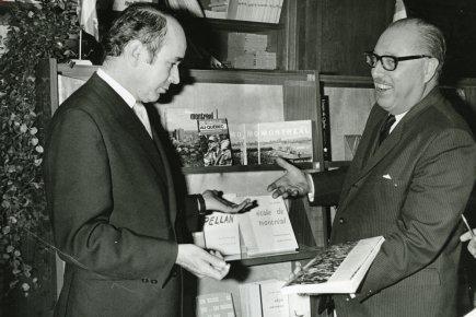 Jacques Hébert et Pierre Tisseyre.... (Photo: archives La Presse)