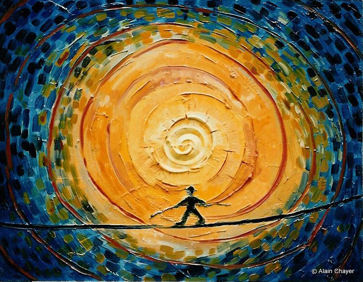 Je me croyais libre sur un fil d’acier (Aragon)