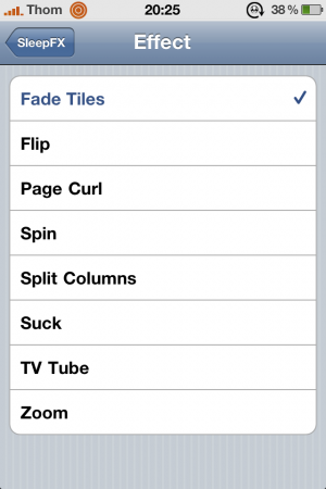 SleepFX : Ajouter des effets lors de la mise veille !