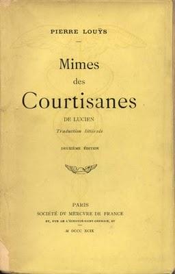 Pierre Louÿs et Les Courtisanes de Lucien.